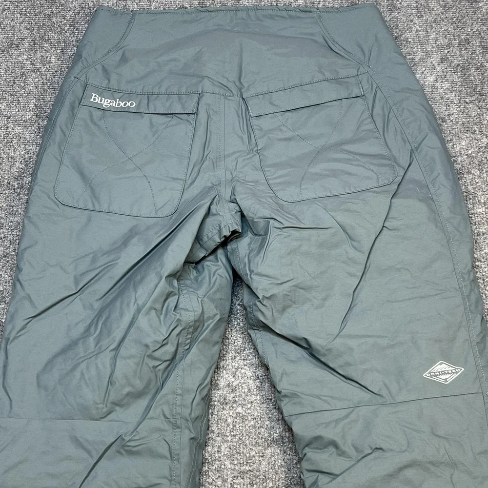 Columbia Bugaboo Omni-Tech Snow Pants Mens Medium Gray Waterproof Insulated Ski - Picture 6 of 13